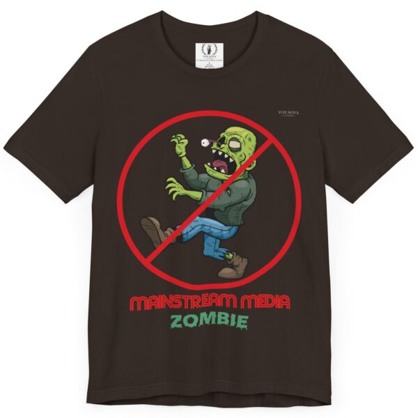 No Mainstream Media Zombie 🧟‍♀️🧟‍♂️ - Activist Unisex Tee - Image 6