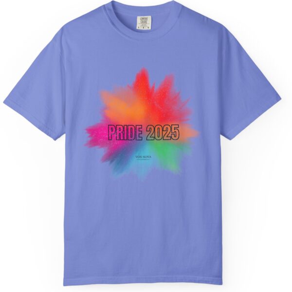 Pride Rainbow Explosion LGBTQ+ Tee - Premium Distressed Vintage Look T-Shirt 🌈 🏳️‍🌈- Unisex Garment-Dyed T-shirt - Image 10