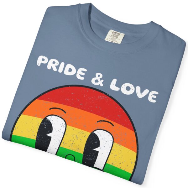 Kissy Face Pride & Love 💖🌈 Premium Unisex T-Shirt! 😘✨ Distressed look and Feel - Unisex Garment-Dyed T-shirt Comfort Colors 1717 - Image 15