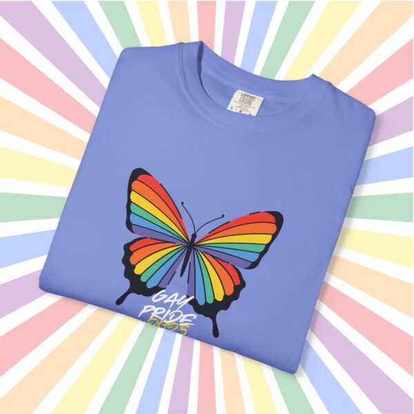 Rainbow Butterfly Gay Pride 2025 Premium Tee 🦋🏳️‍🌈✨ Unisex Garment-Dyed T-shirt Printed On Super Soft Comfort Colors 1717 Tee - Image 15
