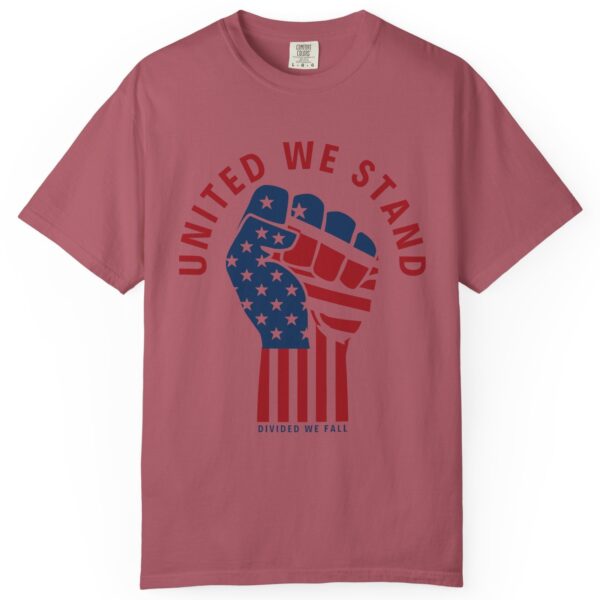 United We Stand USA Fist ✊ - Unisex Garment-Dyed T-shirt - Image 16