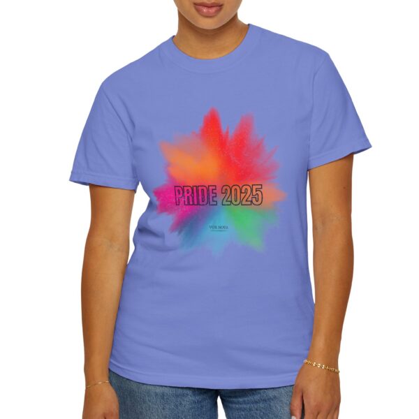 Pride Rainbow Explosion LGBTQ+ Tee - Premium Distressed Vintage Look T-Shirt 🌈 🏳️‍🌈- Unisex Garment-Dyed T-shirt - Image 11