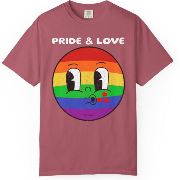 Kissy Face Pride & Love 💖🌈 Premium Unisex T-Shirt! 😘✨ Distressed look and Feel - Unisex Garment-Dyed T-shirt Comfort Colors 1717 - Image 26