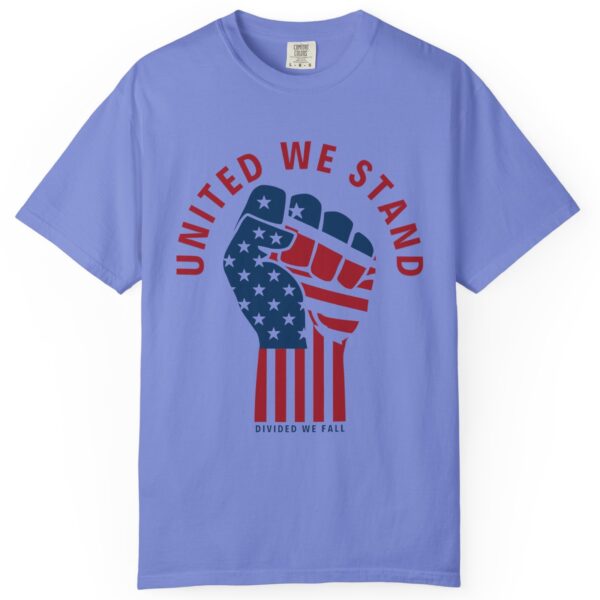 United We Stand USA Fist ✊ - Unisex Garment-Dyed T-shirt - Image 14