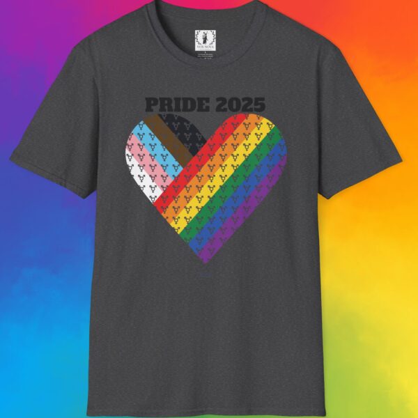 Progress Pride 2025 Heart Flag Inclusive Premium Tee 🏳️‍🌈❤️‍🔥- Heart Transgender & LGBTQ+ & Marginalized With trans-male-female sign Unisex Softstyle T-Shirt - Image 18