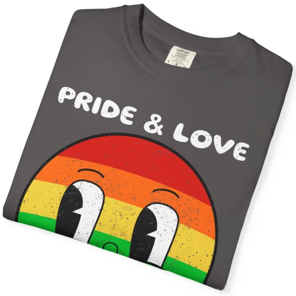 Kissy Face Pride & Love 💖🌈 Premium Unisex T-Shirt! 😘✨ Distressed look and Feel - Unisex Garment-Dyed T-shirt Comfort Colors 1717 - Image 17