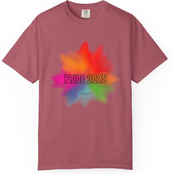 Pride Rainbow Explosion LGBTQ+ Tee - Premium Distressed Vintage Look T-Shirt 🌈 🏳️‍🌈- Unisex Garment-Dyed T-shirt - Image 18