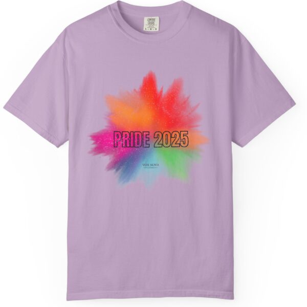 Pride Rainbow Explosion LGBTQ+ Tee - Premium Distressed Vintage Look T-Shirt 🌈 🏳️‍🌈- Unisex Garment-Dyed T-shirt - Image 14