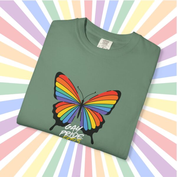 Rainbow Butterfly Gay Pride 2025 Premium Tee 🦋🏳️‍🌈✨ Unisex Garment-Dyed T-shirt Printed On Super Soft Comfort Colors 1717 Tee - Image 10