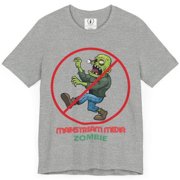 No Mainstream Media Zombie 🧟‍♀️🧟‍♂️ - Activist Unisex Tee - Image 11
