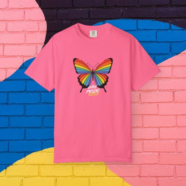 Rainbow Butterfly Gay Pride 2025 Premium Tee 🦋🏳️‍🌈✨ Unisex Garment-Dyed T-shirt Printed On Super Soft Comfort Colors 1717 Tee - Image 24