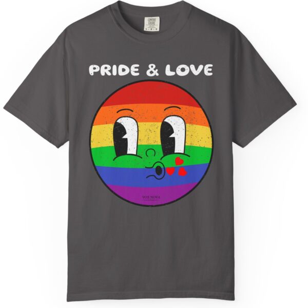 Kissy Face Pride & Love 💖🌈 Premium Unisex T-Shirt! 😘✨ Distressed look and Feel - Unisex Garment-Dyed T-shirt Comfort Colors 1717 - Image 16