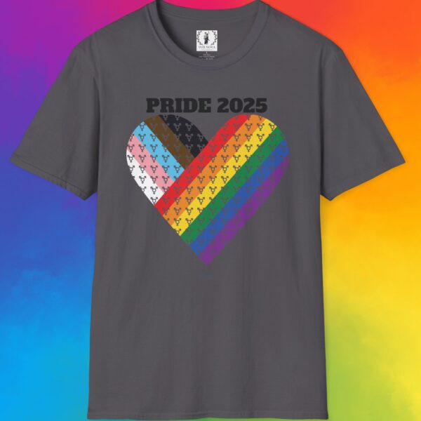 Progress Pride 2025 Heart Flag Inclusive Premium Tee 🏳️‍🌈❤️‍🔥- Heart Transgender & LGBTQ+ & Marginalized With trans-male-female sign Unisex Softstyle T-Shirt - Image 22