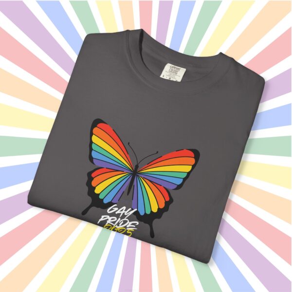 Rainbow Butterfly Gay Pride 2025 Premium Tee 🦋🏳️‍🌈✨ Unisex Garment-Dyed T-shirt Printed On Super Soft Comfort Colors 1717 Tee - Image 20
