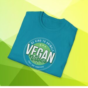 Vegan Vibes - Be kind To Animals They Are Conscious - Unisex Softstyle T-Shirt