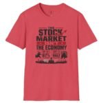 13606110900374253450_2048.jpeg Stock Market Isn't the Economy T-Shirt Heather Red by Vox Nova Clothing